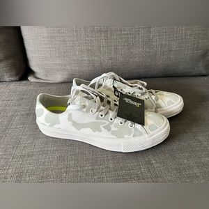 Converse White and Gray Camouflage